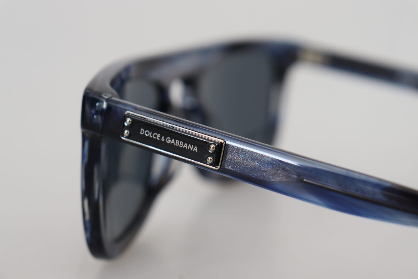 Dolce & Gabbana Elegante blaue Acetat-Sonnenbrille für Frauen