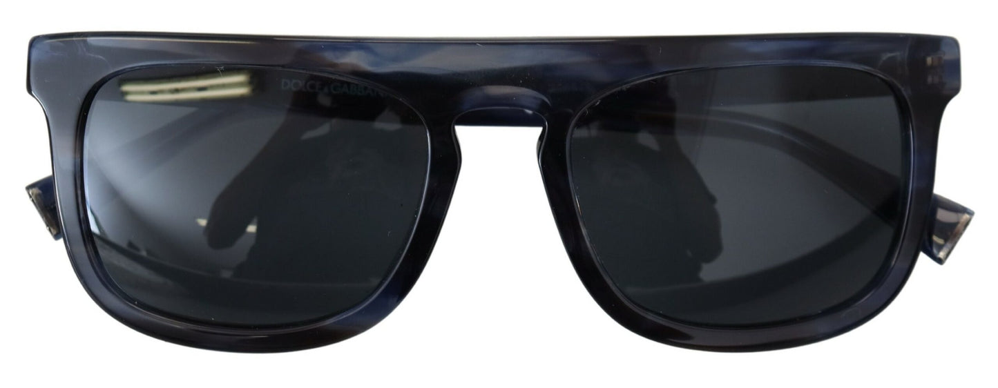 Dolce & Gabbana Elegante blaue Acetat-Sonnenbrille für Frauen