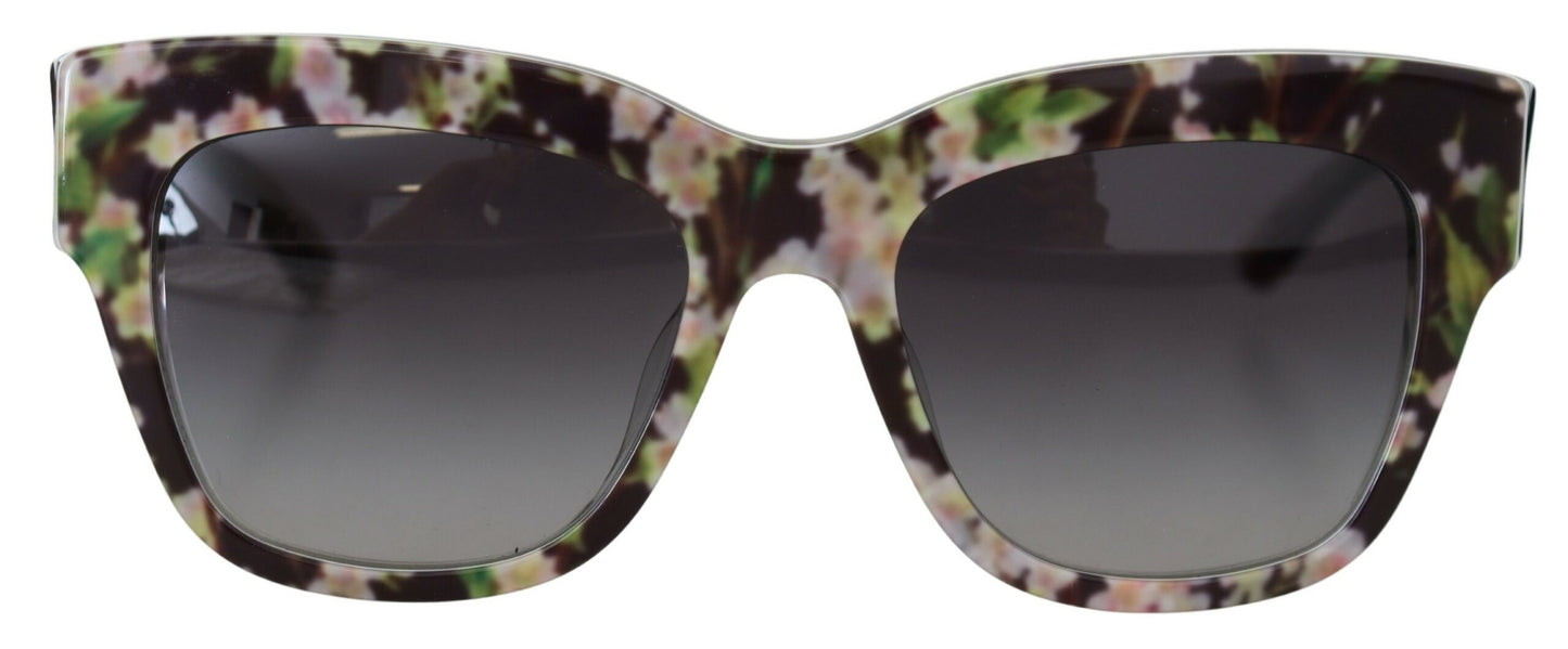 Dolce & Gabbana Elegante schwarze Sonnenbrille mit Farbverlauf