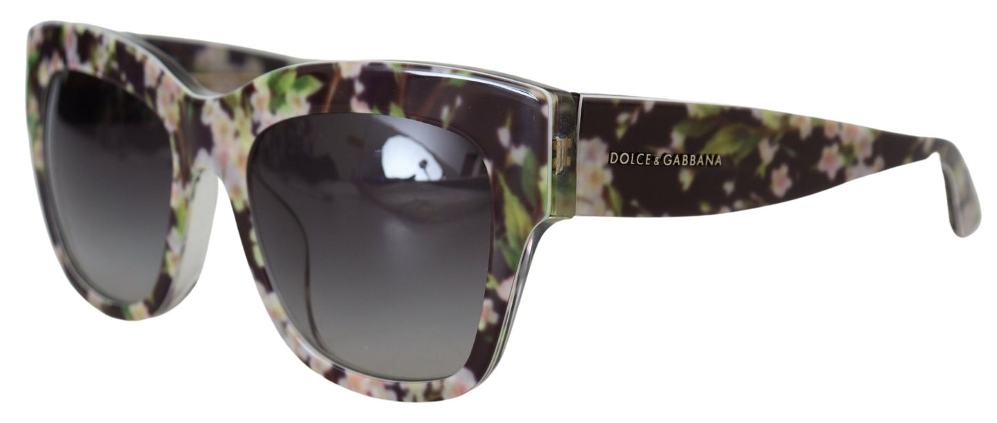 Dolce & Gabbana Elegante schwarze Sonnenbrille mit Farbverlauf