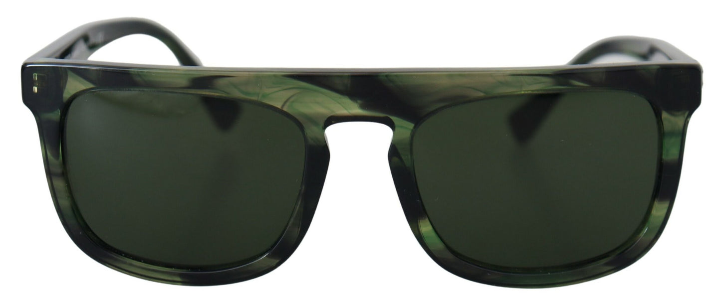 Dolce & Gabbana Schicke grüne UV-Schutz-Sonnenbrille