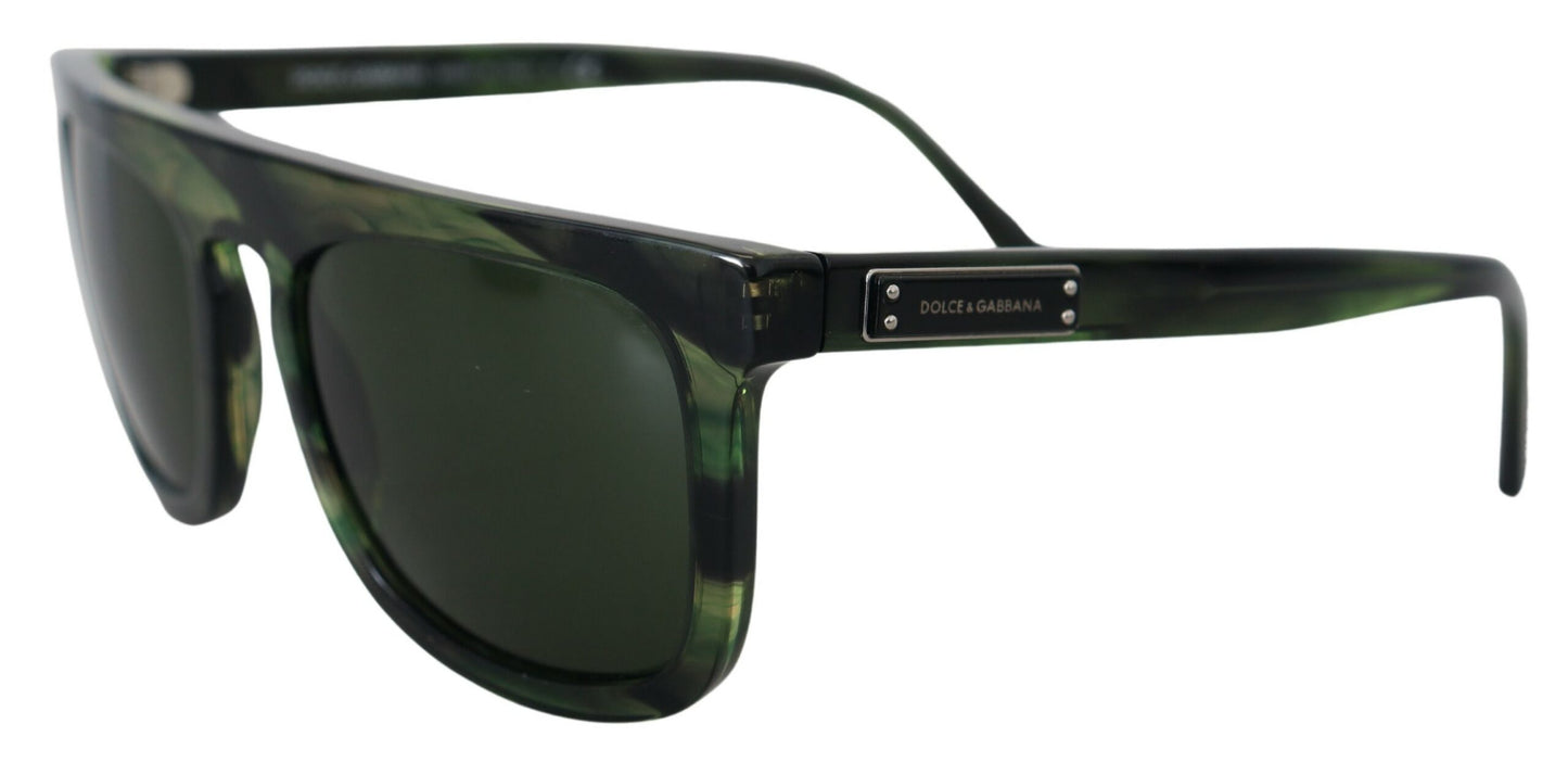 Dolce & Gabbana Schicke grüne UV-Schutz-Sonnenbrille