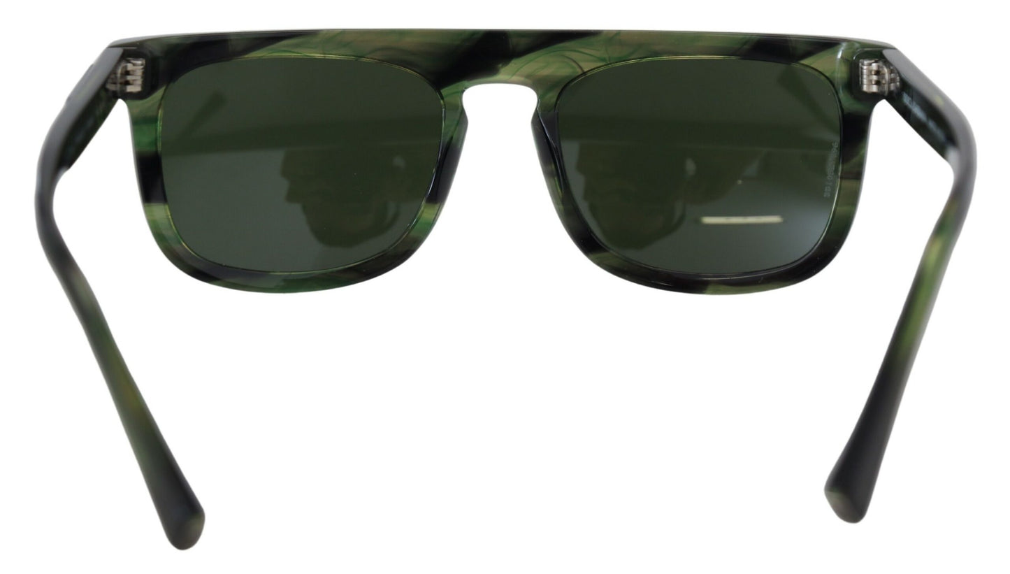 Dolce & Gabbana Schicke grüne UV-Schutz-Sonnenbrille