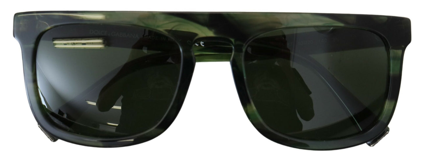 Dolce & Gabbana Schicke grüne UV-Schutz-Sonnenbrille