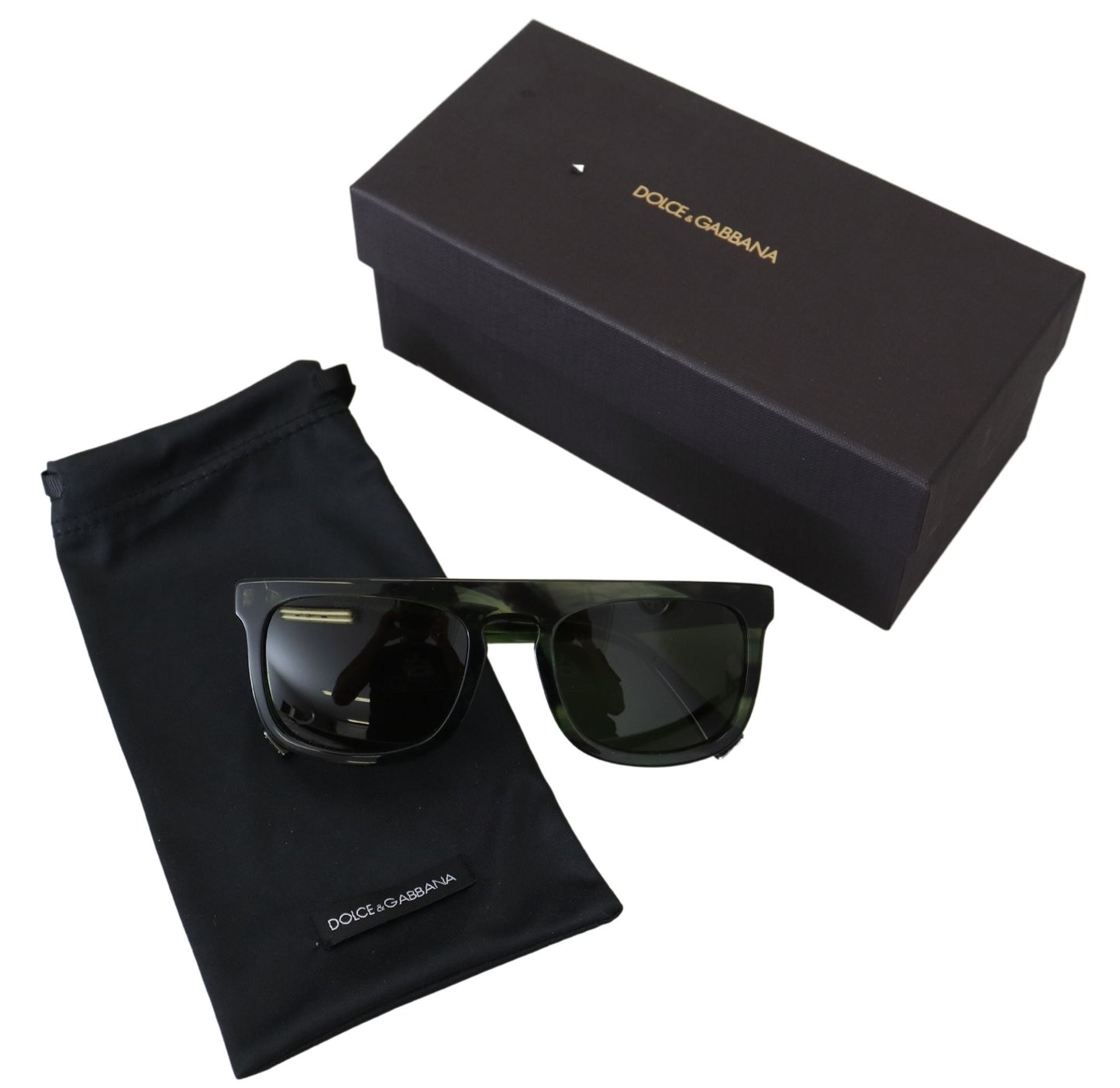 Dolce & Gabbana Schicke grüne UV-Schutz-Sonnenbrille