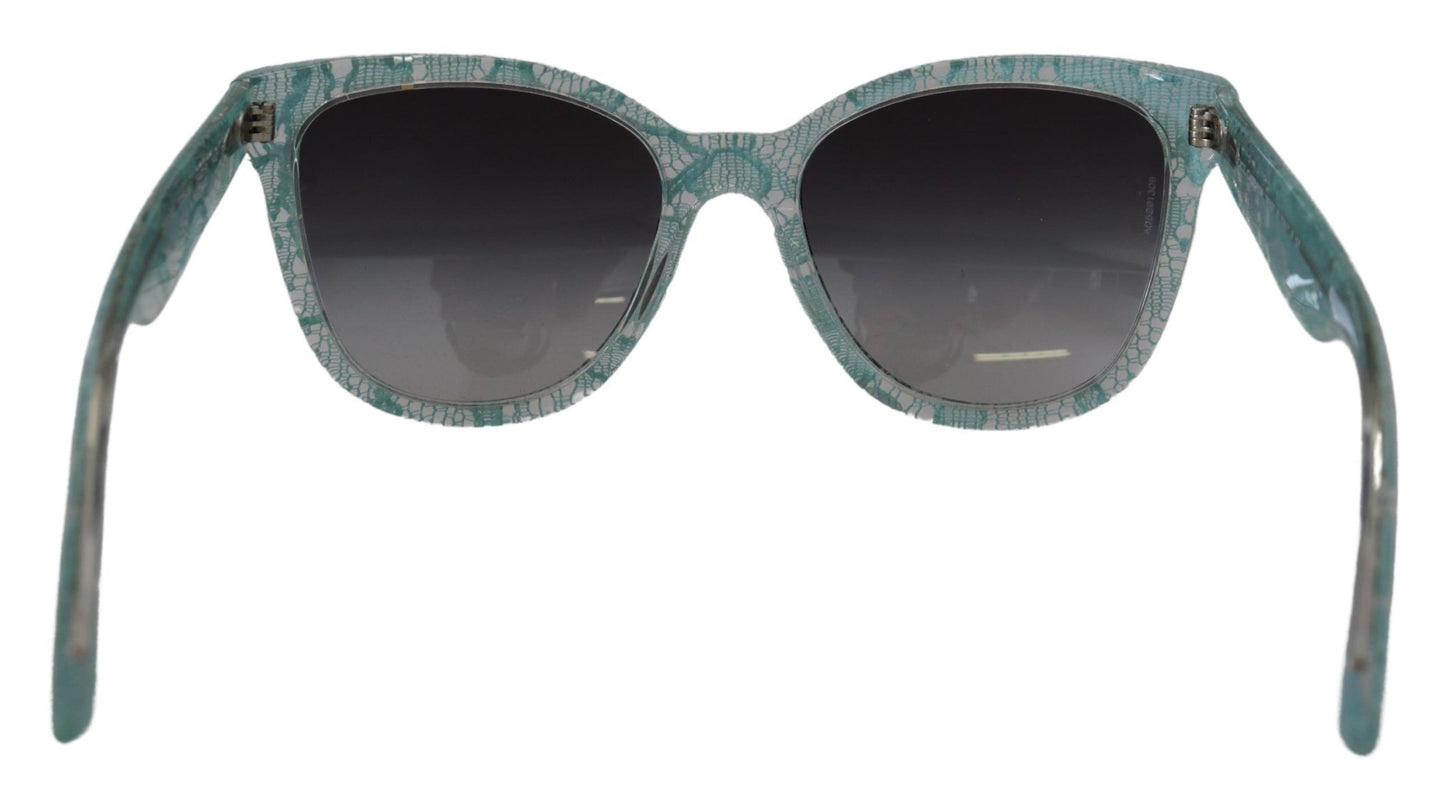 Dolce & Gabbana Elegante Designer-Sonnenbrille aus sizilianischer Spitze