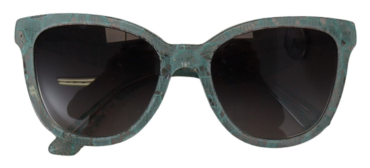 Dolce & Gabbana Elegante Designer-Sonnenbrille aus sizilianischer Spitze