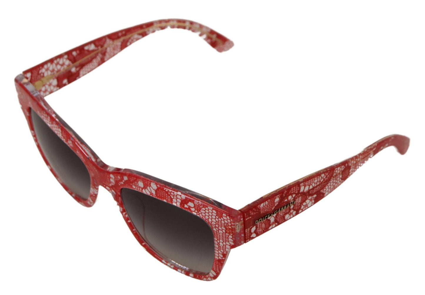 Dolce & Gabbana Sizilianische Designer-Sonnenbrille mit Spitzenverzierung