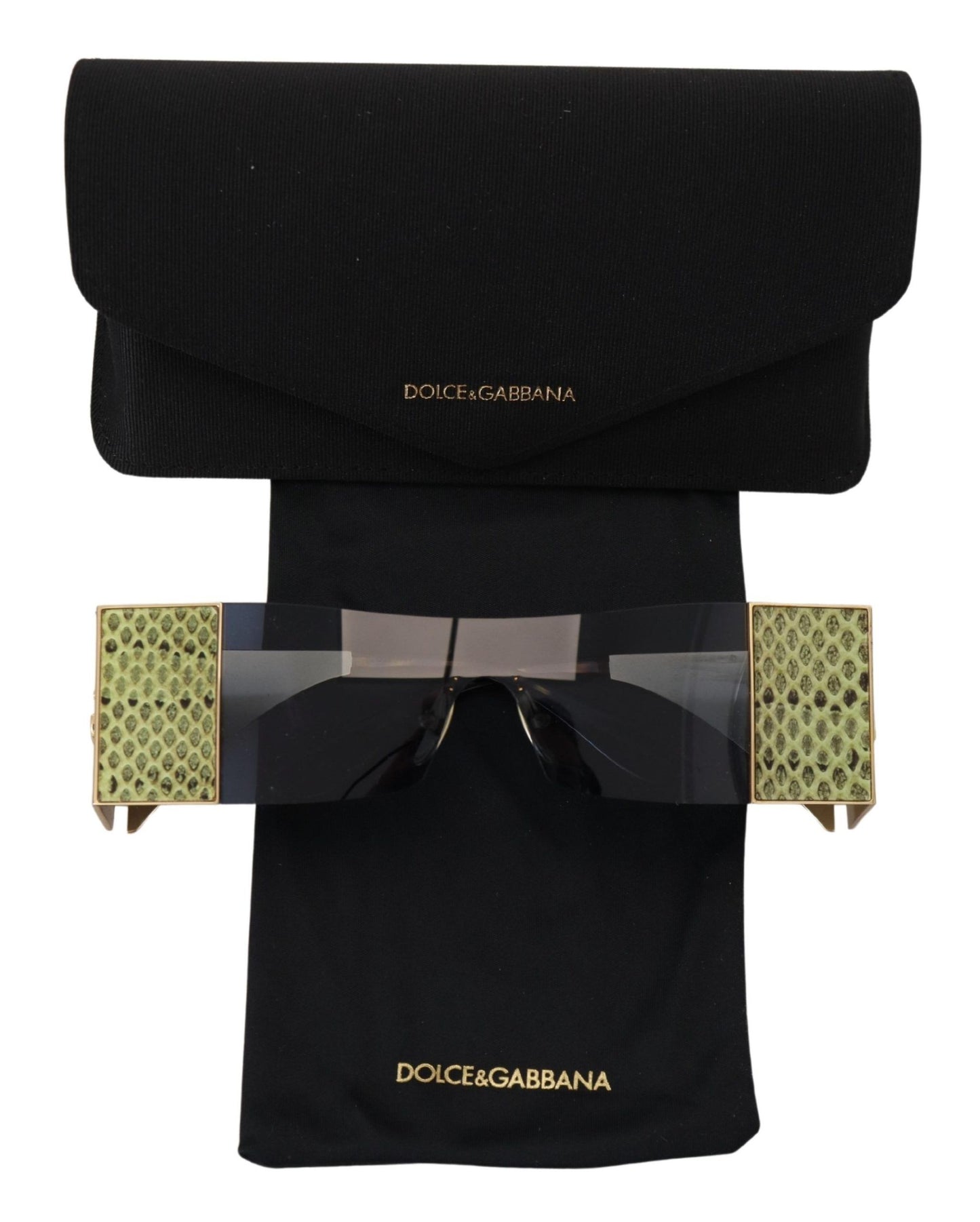 Dolce & Gabbana Elegante Brillen in Metallic-Tönen