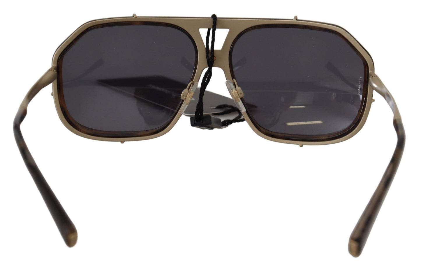 Dolce & Gabbana Schicke verspiegelte braune Aviator-Sonnenbrille