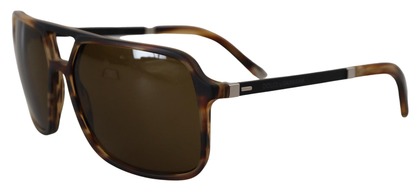 Dolce & Gabbana Schicke Sonnenbrille Basalto Kollektion Braun