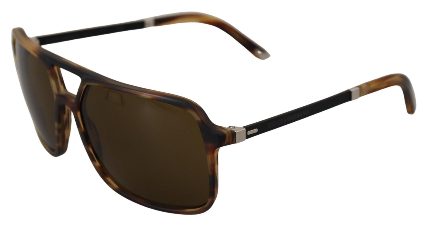 Dolce & Gabbana Schicke Sonnenbrille Basalto Kollektion Braun