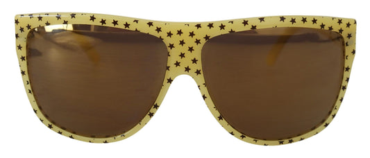 Dolce & Gabbana Stellar Chic Quadratische Sonnenbrille in Gelb