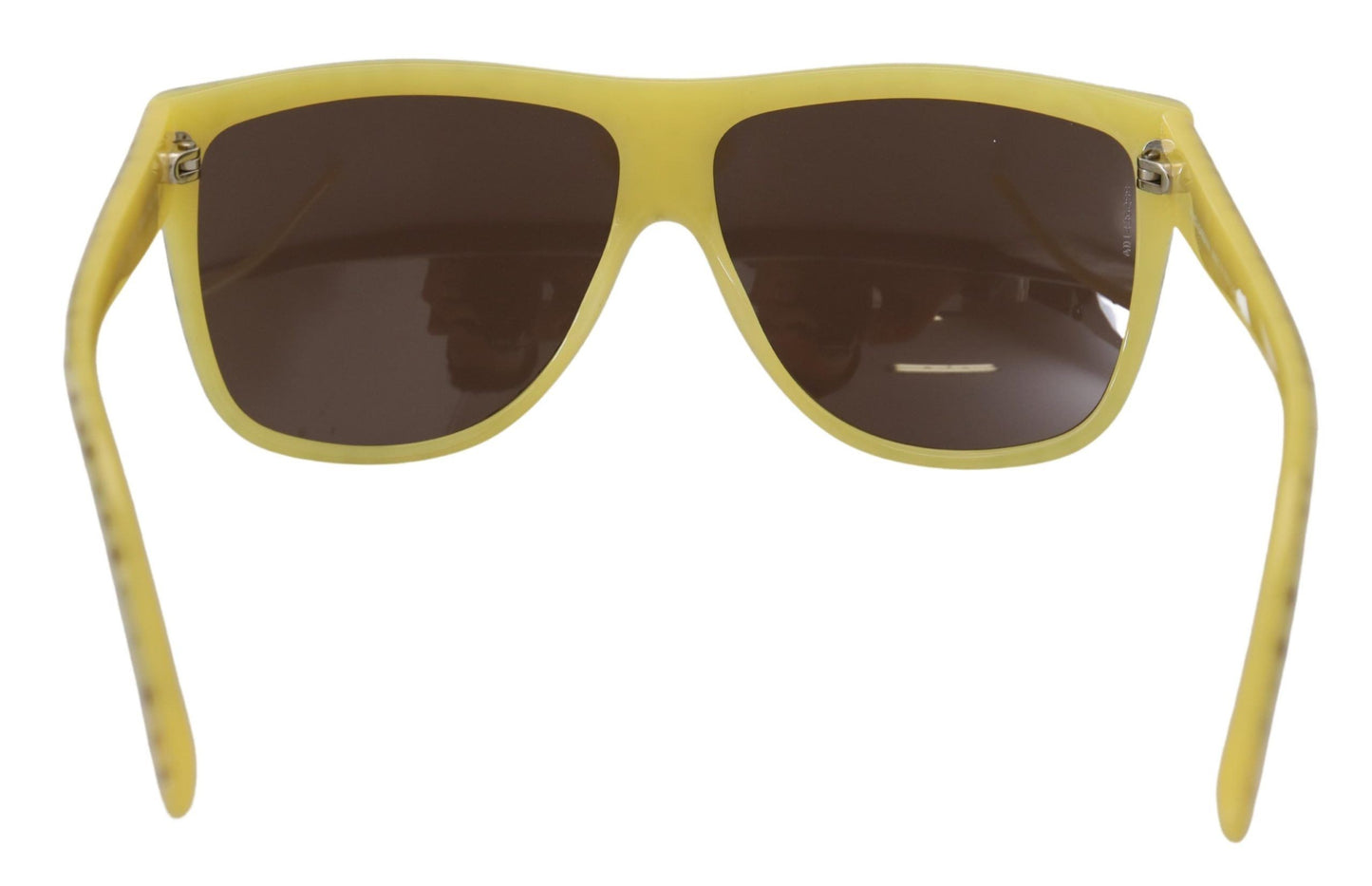 Dolce & Gabbana Stellar Chic Quadratische Sonnenbrille in Gelb