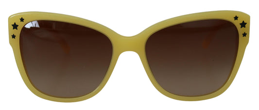 Dolce & Gabbana Schicke gelbe Sonnenbrille aus Acetat mit Farbverlauf