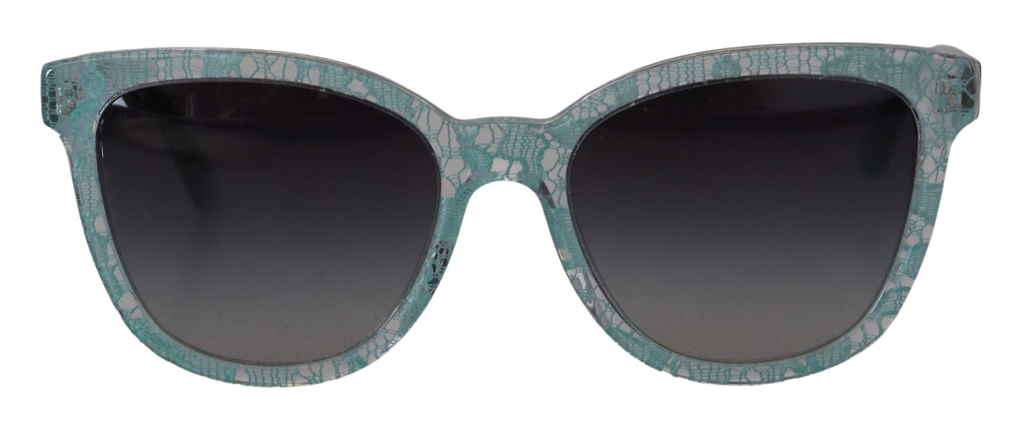 Dolce & Gabbana Sizilianische Spitze Sonnenbrille mit Kristallbesatz