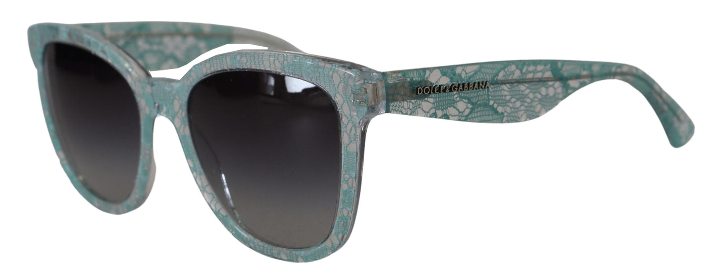 Dolce & Gabbana Sizilianische Spitze Sonnenbrille mit Kristallbesatz