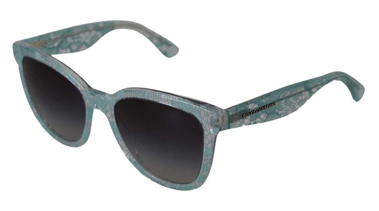 Dolce & Gabbana Sizilianische Spitze Sonnenbrille mit Kristallbesatz