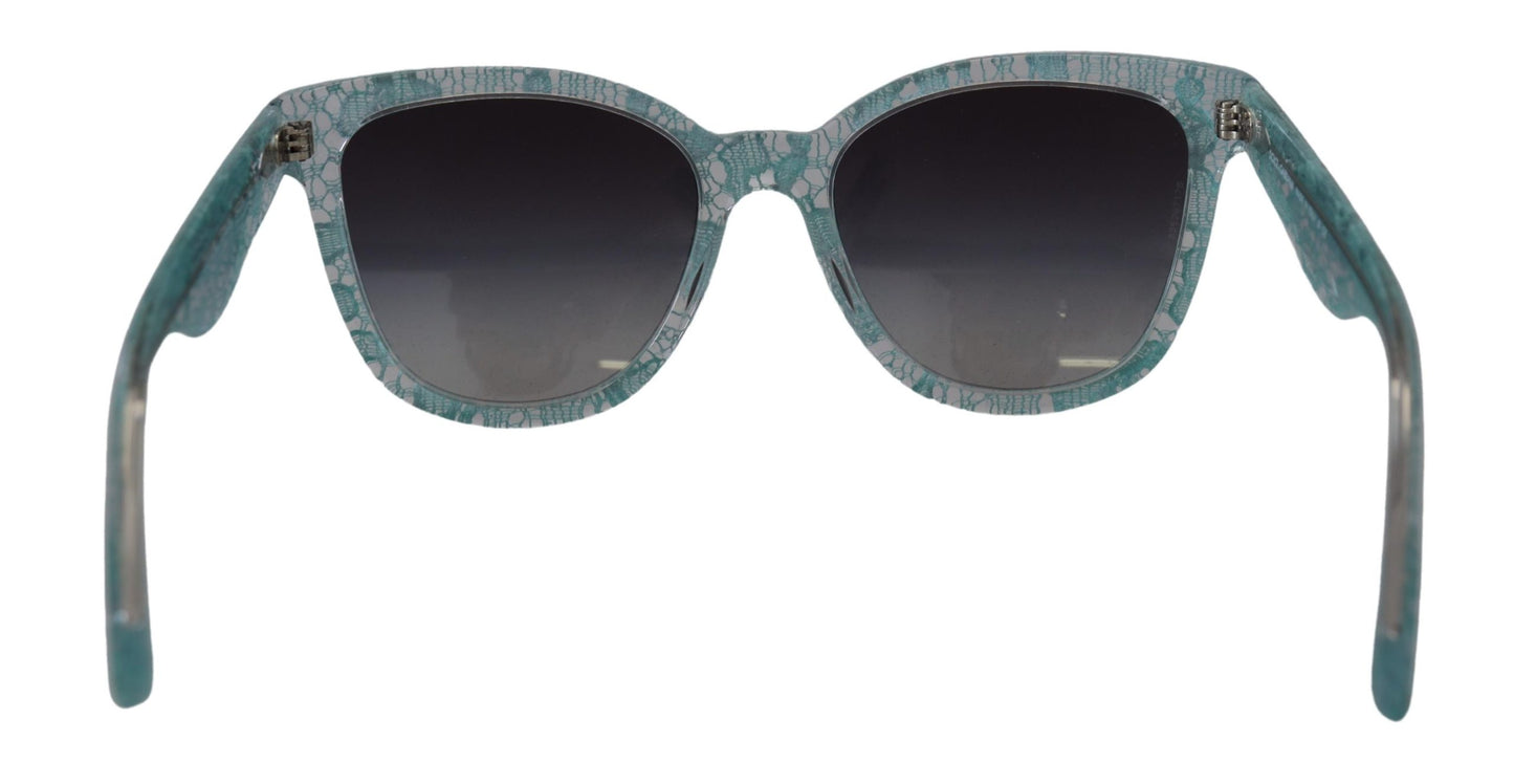 Dolce & Gabbana Sizilianische Spitze Sonnenbrille mit Kristallbesatz