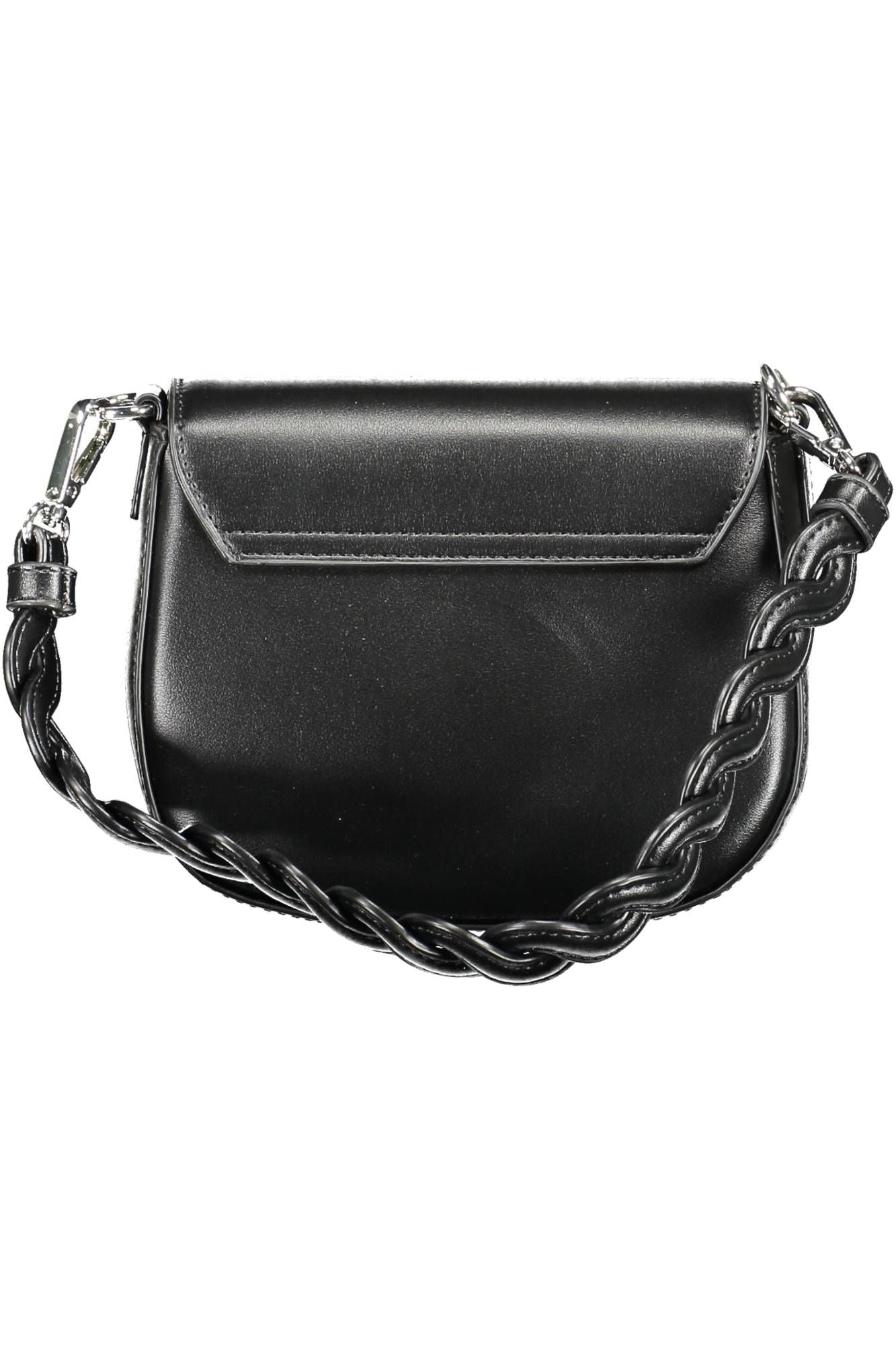 BYBLOS Elegante Handtasche mit kontrastierendem Detail in Schwarz