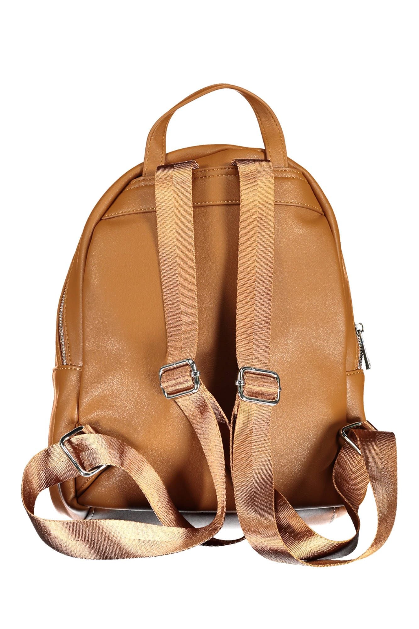 BYBLOS Eleganter brauner Rucksack mit kontrastierenden Details