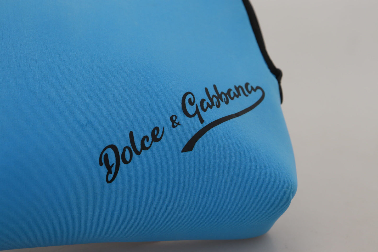 Dolce & Gabbana Elegante blaue Polyamid-Beuteltasche