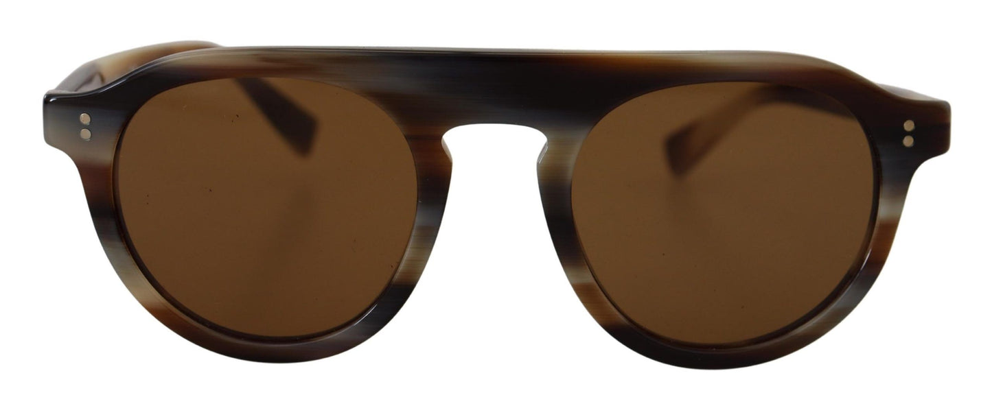 Dolce & Gabbana Zeitlose Unisex-Sonnenbrille in Schildpatt