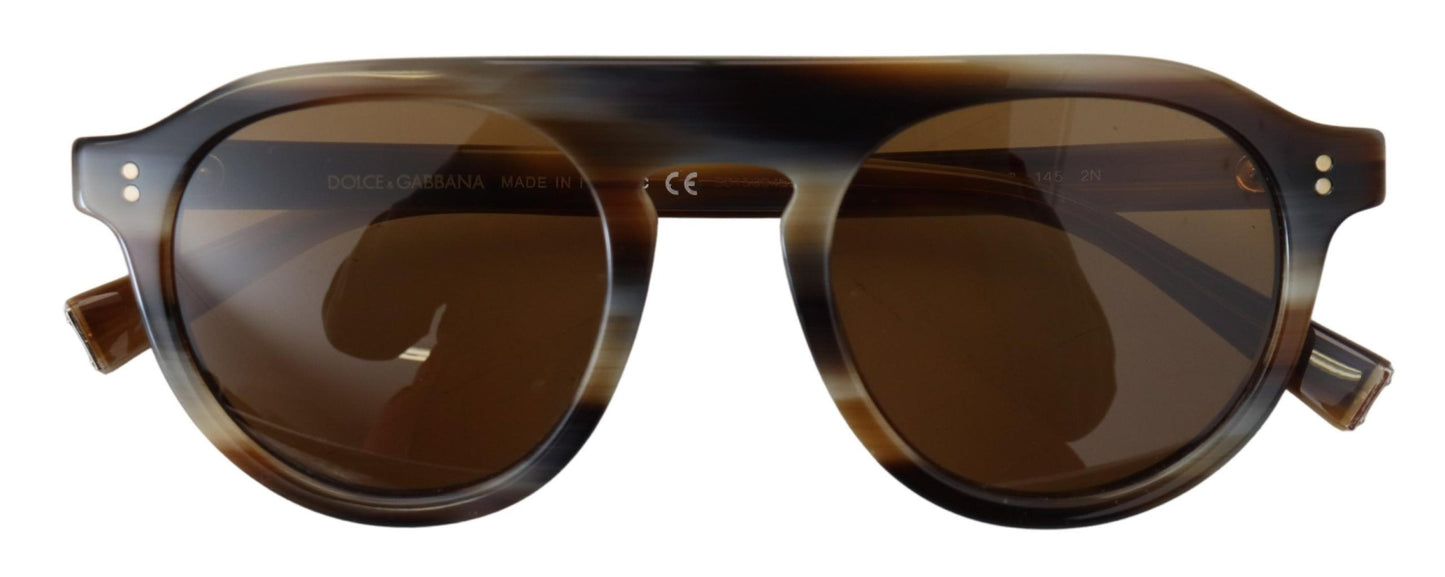 Dolce & Gabbana Zeitlose Unisex-Sonnenbrille in Schildpatt