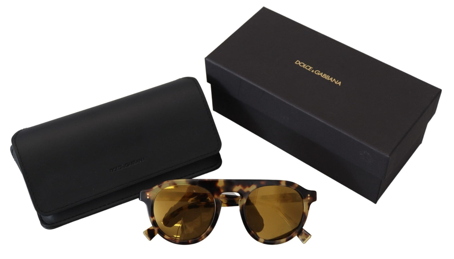 Dolce & Gabbana Schicke Schildpatt-Sonnenbrille aus Acetat